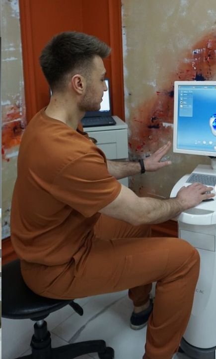 Bisiklet Yaka Düz Paça Scrubs Takımı